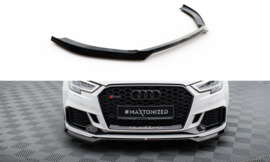 Maxton Design VOORSPLITTER V.5 AUDI RS3 SEDAN 8V FACELIFT Gloss Black