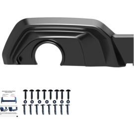Oneway Achterbumperskirt (Diffuser) passend voor BMW 3-Serie G20/G21 M-Pack 2018-2022 (met ronde uitlaatsierstukken) - Glanzend zwart