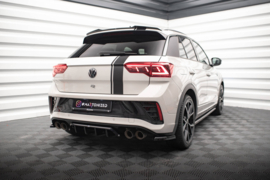 Maxton Design Achtersplitter (met verticale stangen) Volkswagen T-Roc R / R-Line Mk1 Facelift