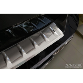 RVS Achterbumperprotector passend voor BMW 7-Serie (G70) 2023- met M-Pakket 'Ribs'