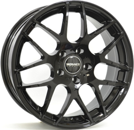 MONACO WHEELS SPORT 18inch 8,0j 5/112 ET35 Naaf 66,5mm Zwart Glans