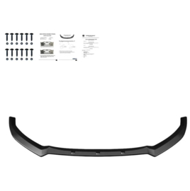 Oneway Voorspoilerlip passend voor Audi S3 Sportback 8V Facelift 2016-2020 - Glanzend zwart