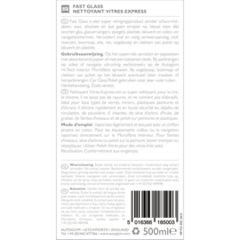 Autoglym Fast Glass 500ML