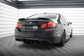 Maxton Design Achterspoiler V.2 BMW 5 M-Pack F10 / F11 (uitvoering met dubbele uitlaat aan één kant)
