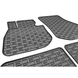 Rubber matten passend voor BMW iX1 (U11) 2022- (4-delig + montagesysteem)