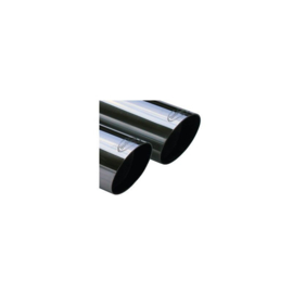 100% RVS Sportuitlaat passend voor Volkswagen Golf V 2.0TDi 4-Motion (140pk) 2004- 2x80mm Racing
