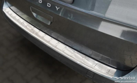 RVS Achterbumperprotector passend voor Volkswagen Caddy V 2020- 'Ribs'