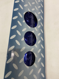 Floor Plate Transparant Blauw Traanplaat Plastiek
