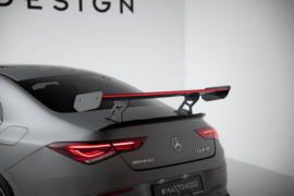 Maxton Design Carbon Spoiler Met Interne Beugels Staanders + LED Mercedes-Benz CLA Coupé C118
