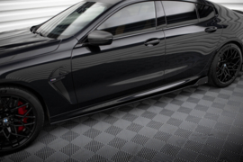 Maxton Design Zijskirts Diffusers V.1 + Flaps BMW M8 Gran Coupe F93 / 8 Gran Coupe M-Pack G16