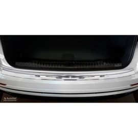 Chroom RVS Achterbumperprotector passend voor Audi Q8 2018- 'Ribs'