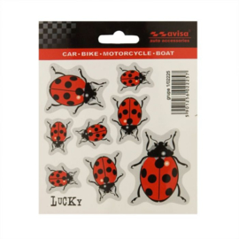 Sticker Lady Bug - 11x10,5cm