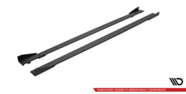 Maxton Design Street Pro Sideskirts Diffusers + Flaps Mercedes-AMG C63 Sedan / Estate W205 Facelift