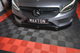 Maxton Design FRONTSPLITTER V.1 MERCEDES-BENZ C-KLASSE W205 COUPÉ AMG-LINE