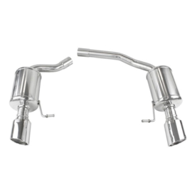100% RVS Dubbele Sportuitlaat passend voor Audi A5 2.7TDi (190pk) Quattro 2007-2011 Links/Rechts 100mm X-Race