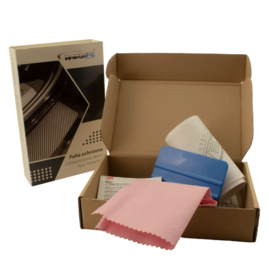 MAX6 Pasklare Achterbumperbeschermfolie passend voor Audi Q5 (8R) S-Line 2008-2016 - Carbon-look