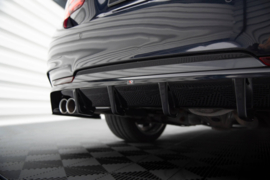 Maxton Design Achtersplitter (met verticale stangen) BMW 4 Coupé / Gran Coupé / Cabrio M-Pack F32 / F36 / F33