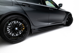 Maxton Design Zijskirts Diffusers V.3 CSL Look BMW M3 G80 + BMW M3 Sedan / Touring G80 / G81