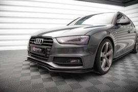 Maxton Design VOORSPLITTER V.4 AUDI A4 S-LINE / S4 B8 FACELIFT Gloss Black