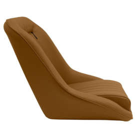 Sportstoel 'Classic' - Beige Kunstleder - Vaste rugleuning - incl. sledes