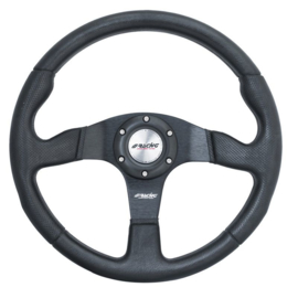 Simoni Racing Sportstuur Match 350mm - Zwart PU
