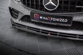 Maxton Design Frontsplitter V.2 Mercedes-AMG C43 Coupé / Sedan / Stationwagen C205 / W205 / S205 Facelift