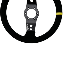 Simoni Racing Universeel Sportstuur Rally - Zwart Suède - Diameter 320mm