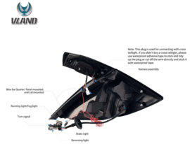 VLAND LED-achterlichten voor Honda Civic Hatchback (FK7) 2016-2021 Type R (FK8)