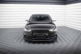 Maxton Design VOORSPLITTER V.1 AUDI S4 / A4 S-LINE B8 FL Gloss Black