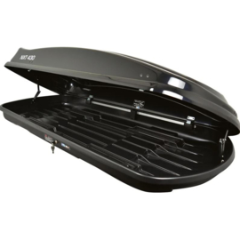 Twinny Load Dakbox NXT 430 Liter Glanzend-Zwart 190x78x38cm (Dubbelzijdig)