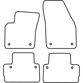 Automatten passend voor Volvo C30 2007-