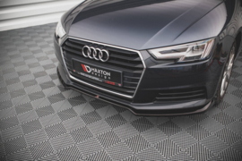 Maxton Design VOORSPLITTER V.2 AUDI A4 B9 Gloss Black