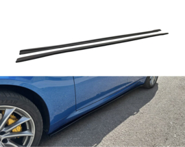 Motordrome Set sideskirts passend voor Alfa Romeo Giulia 2015- (ABS Glanzend zwart)
