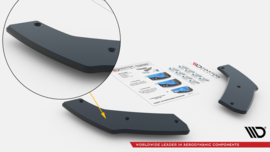 Maxton Design Street Pro Achterzijde Splitters V.1 BMW 1 F40 M-Pack / M135i