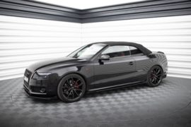 Maxton Design Street Pro Zijskirts Diffusers + Flaps Audi A5 / A5 S-Line / S5 Coupé / Cabrio 8T / 8T Facelift