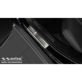 RVS Instaplijsten passend voor Volkswagen Passat 3G Sedan/Variant 2014- - 'Lines' - 4-delig