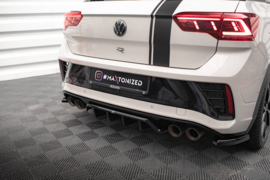 Maxton Design Achtersplitter (met verticale stangen) Volkswagen T-Roc R / R-Line Mk1 Facelift