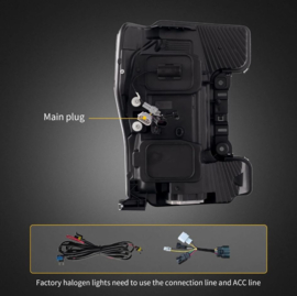 VLAND LED-koplampen voor 2017-2019 Ford F250 F350 F450 F550