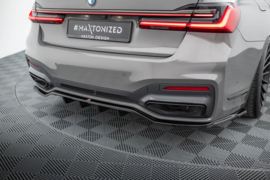 Maxton Design Achtersplitter (met verticale stangen) V.2 BMW 7 G11 M-Pack Facelift