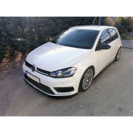 Set sideskirts passend voor Volkswagen Golf VII R / R-Line 2012-2017 (ABS Glanzend zwart)