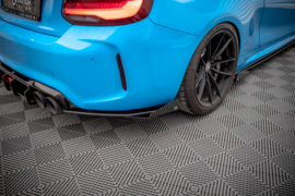 Maxton Design Street Pro Achterzijde Splitters + Flaps BMW M2 F87