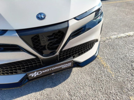 Motordrome Voorspoiler passend voor Alfa Romeo Junior 2024- (ABS Glanzend zwart)