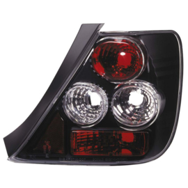 Set Achterlichten passend voor Honda Civic HB 3-deurs 2001-2005 - JDM Zwart