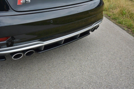 Maxton Design CENTRALE ACHTERSPLITTER AUDI S3 8V FL SEDAN