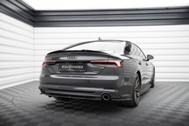 Maxton Design ZIJSPLITTERS ACHTER AUDI A5 S-LINE F5 SPORTBACK Gloss Black