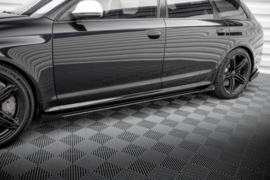 Maxton Design Street Pro Zijskirts Diffusers + Flaps Audi RS6 Avant C6