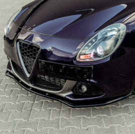 Oneway Voorspoilerlip passend voor Alfa Romeo Giulietta 2010-2020 - Glanzend zwart