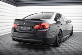 Maxton Design Achtersplitter voor BMW 5 F11 M-PACK (past op twee enkele uitlaateinden)