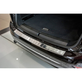 RVS Achterbumperprotector passend voor BMW 2-Serie F46 Gran Tourer 2015- excl. M-Pakket 'Ribs'