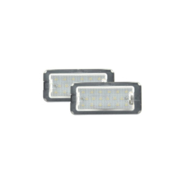 Set pasklare LED nummerplaat verlichting passend voor Fiat 500 2007-2015 & 2015-